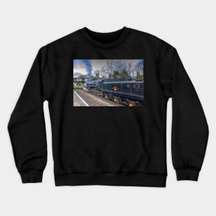 Black Prince Steam Train On The North Norfolk Railway Crewneck Sweatshirt